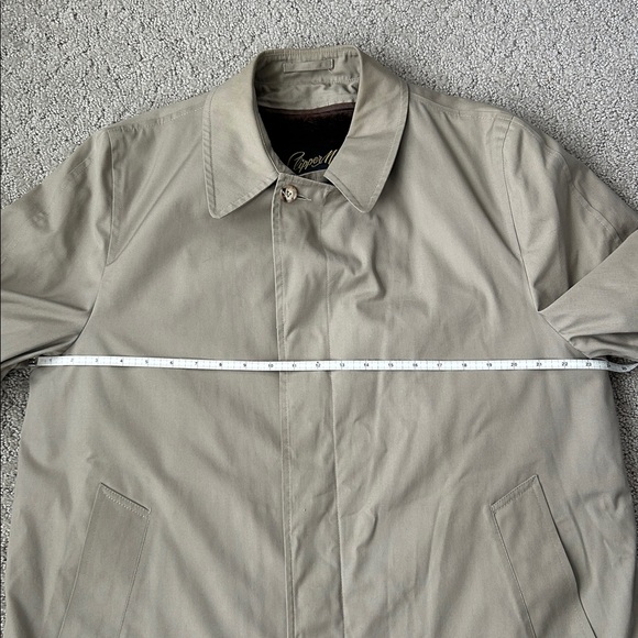 Vintage Clipper Mist Trench Coat All Weather Jacket by LondonTown Tan Men’s 42R - Picture 8 of 14